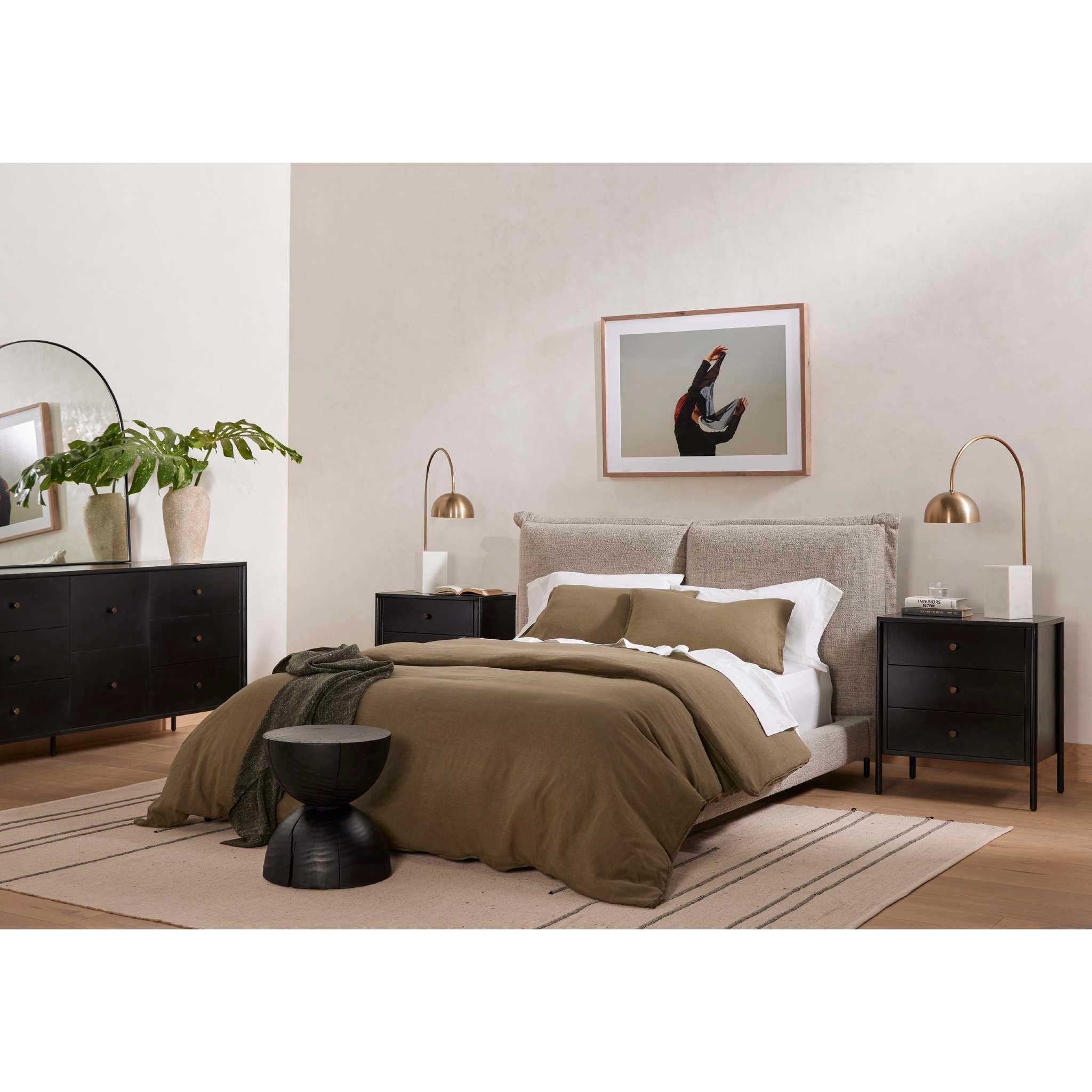 Parsons bed store restoration hardware