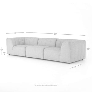 Gwen Outdoor 3 Pc Sectional