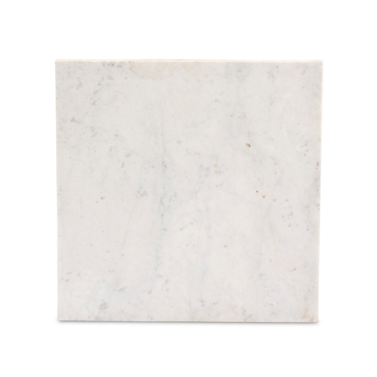 White Marble W/Antique Brass