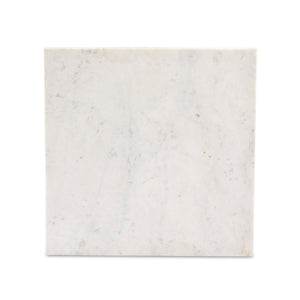 White Marble W/Antique Brass