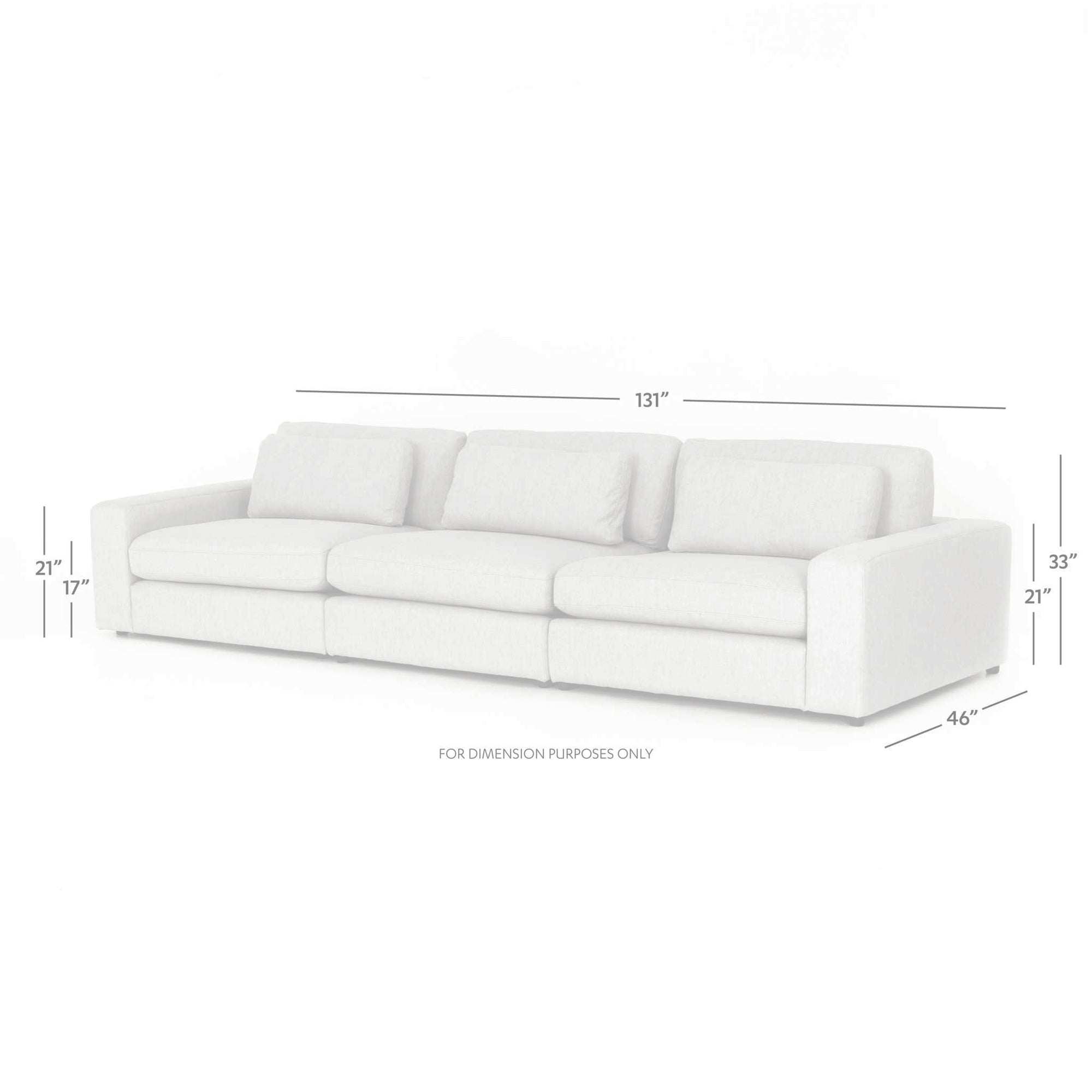 Bloor 3pc Sectional