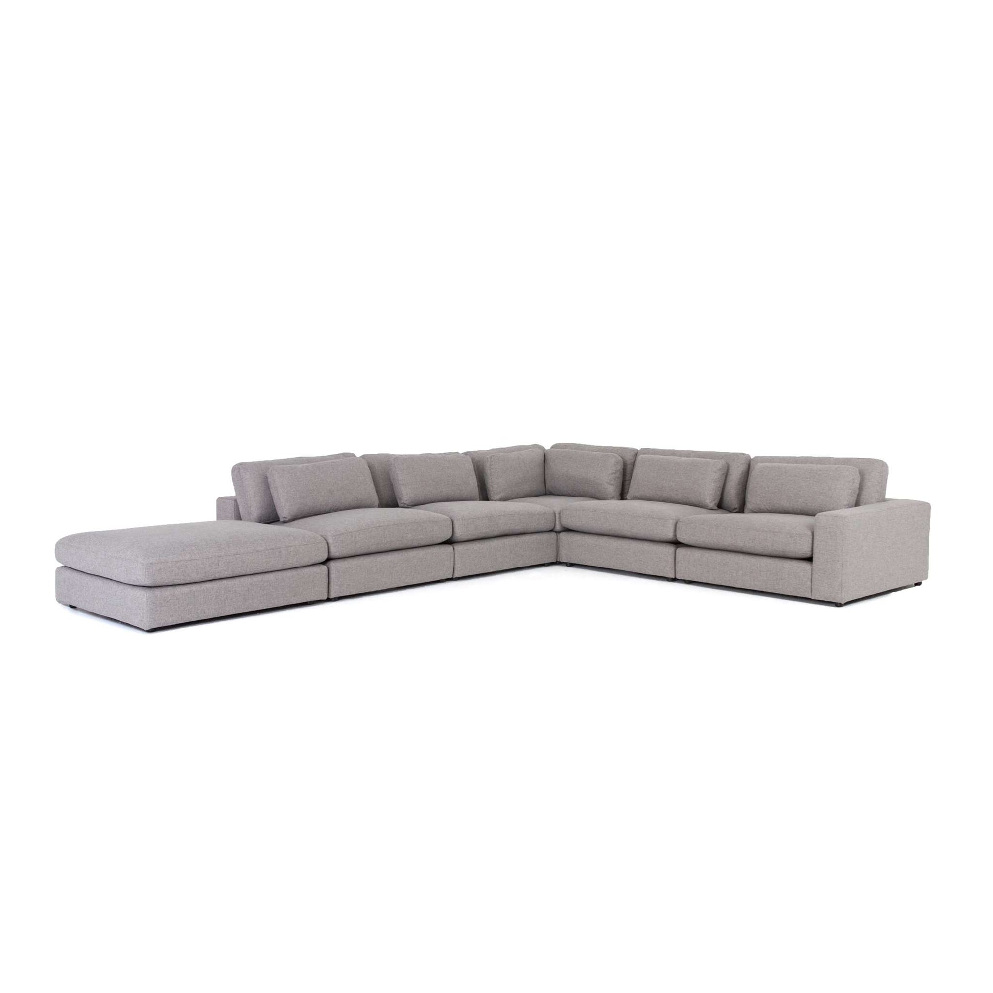 Bloor 5pc Raf Sectional  W/Ottoman