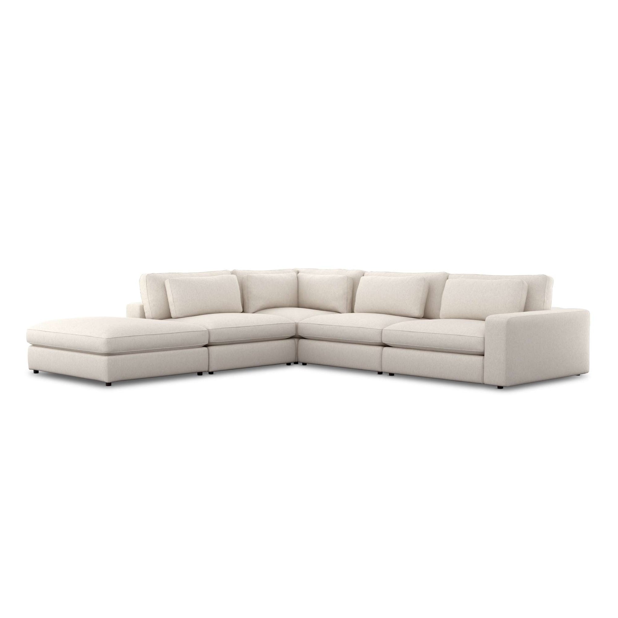 Bloor 4pc Raf Sectional W/Ottoman