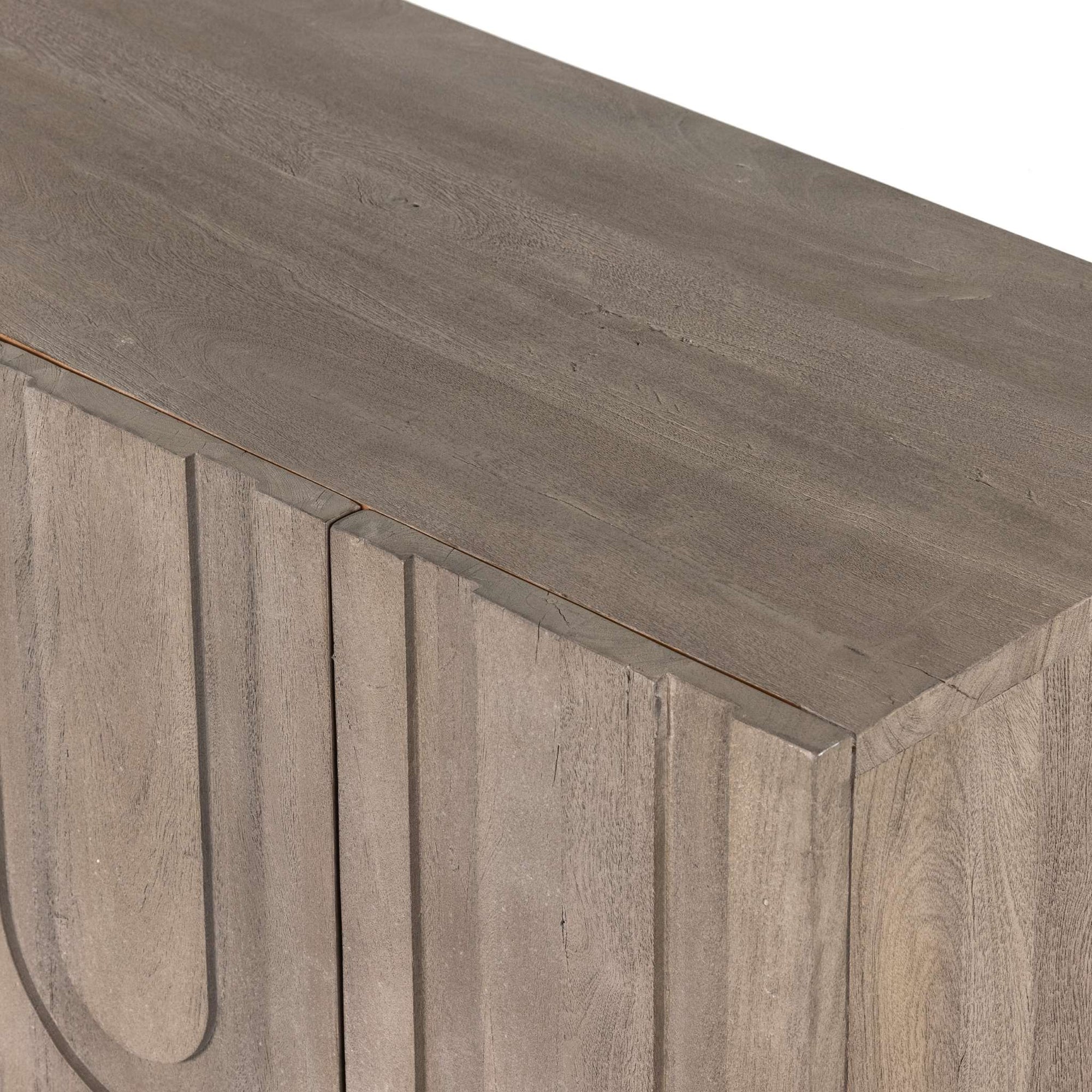 Rivka Media Console-Aged Grey