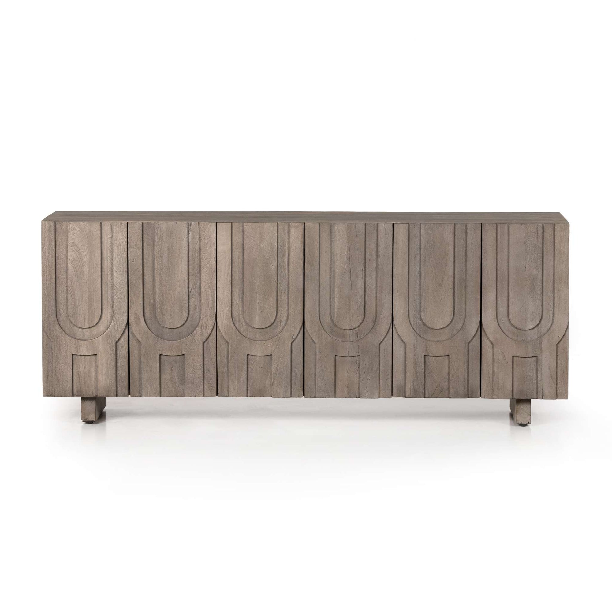 Rivka Media Console-Aged Grey