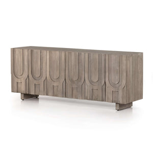 Rivka Media Console-Aged Grey