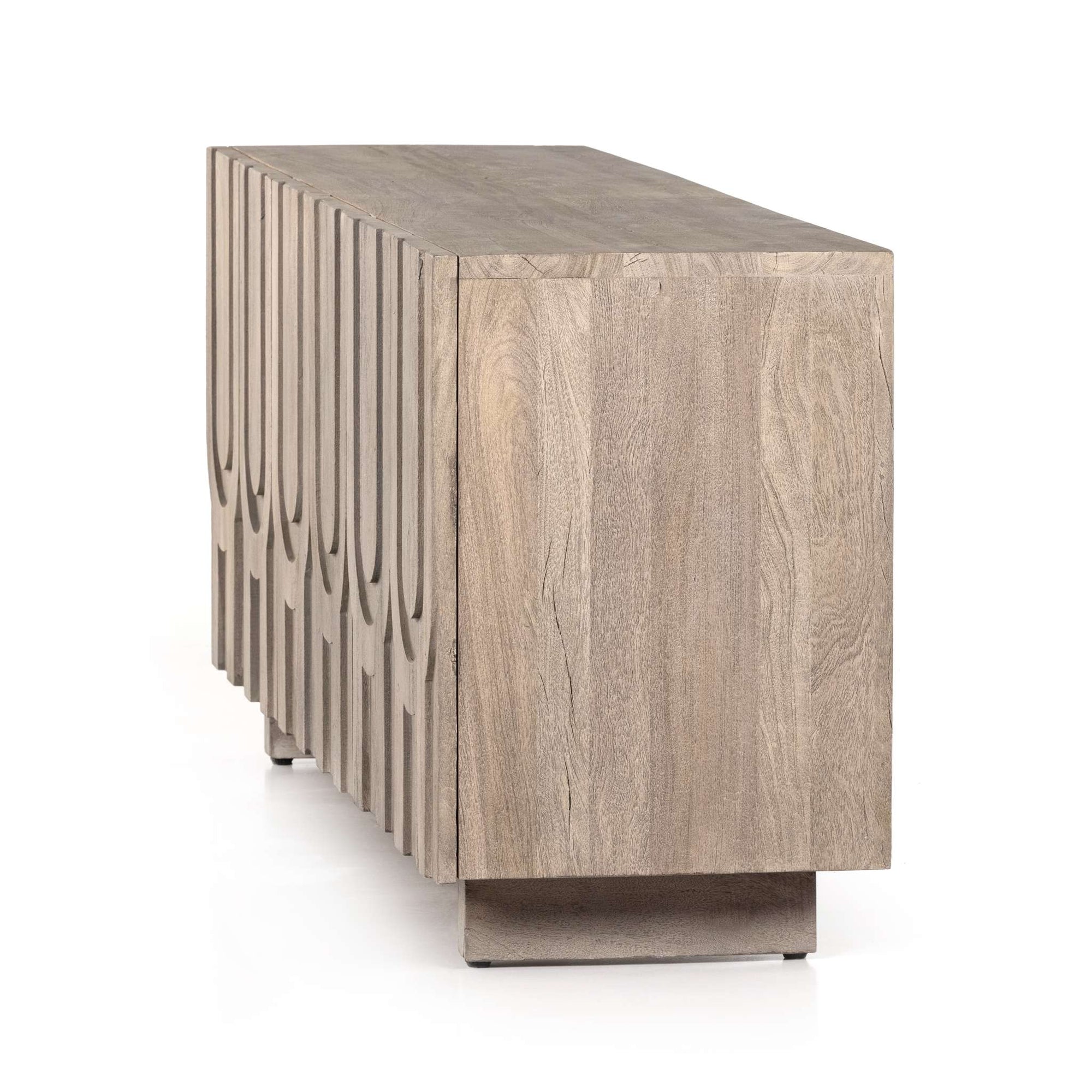 Rivka Media Console-Aged Grey