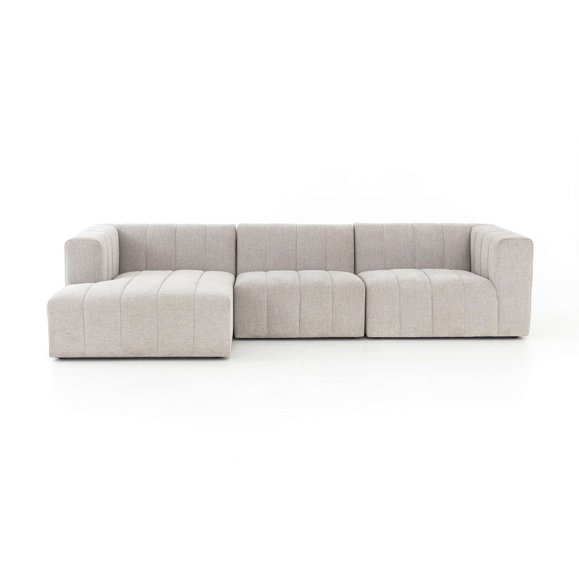 Langham Channeled 3-Pc Sectional-Laf Ch